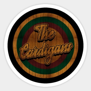 Circle Retro The Cardigans Sticker